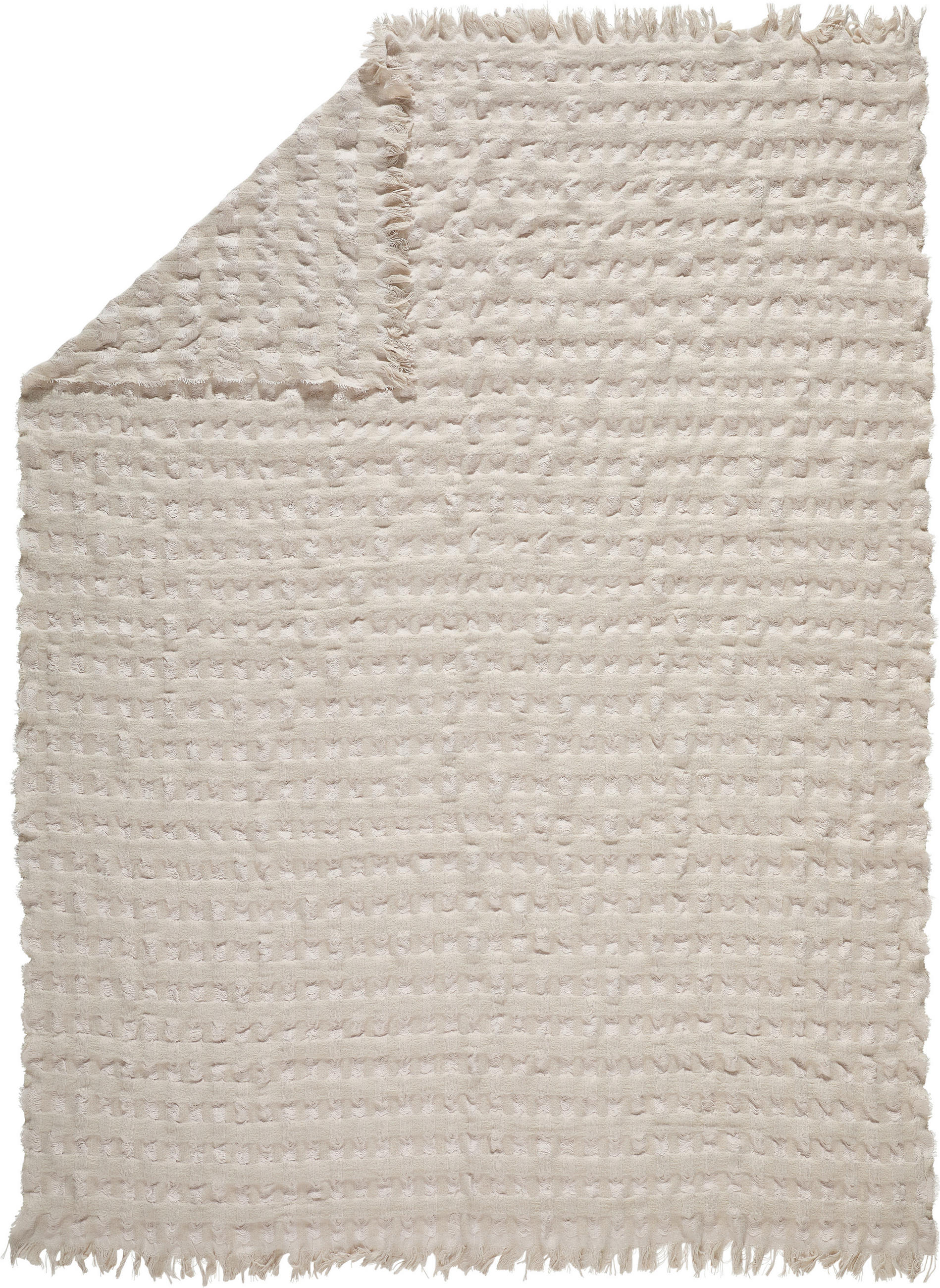 PLAID SOPLO 150/200 cm  - Weiß, Textil (150/200cm) - Novel