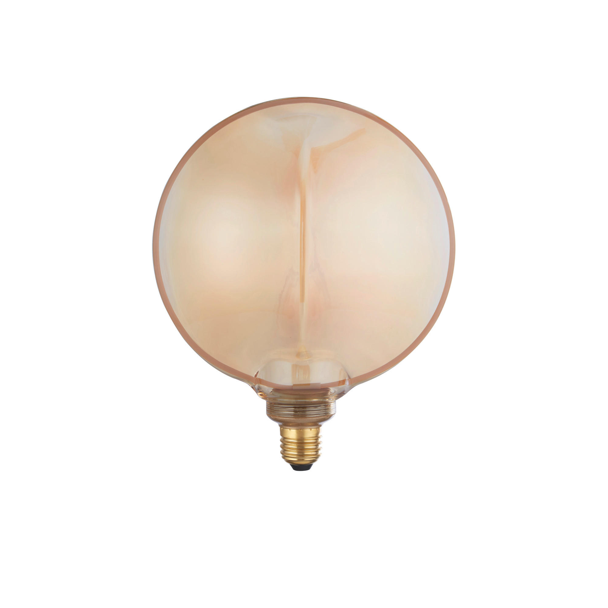 LED-LEUCHTMITTEL   E27  - Bernsteinfarben, Design, Glas (18,8/11,5/23,1cm)