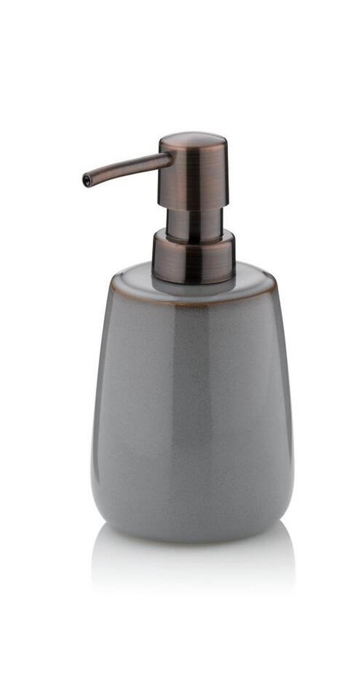 DOZATOR ZA TEČNI SAPUN  plava, siva  keramika  - siva/plava, Konvencionalno, keramika (8/15cm) - Kela