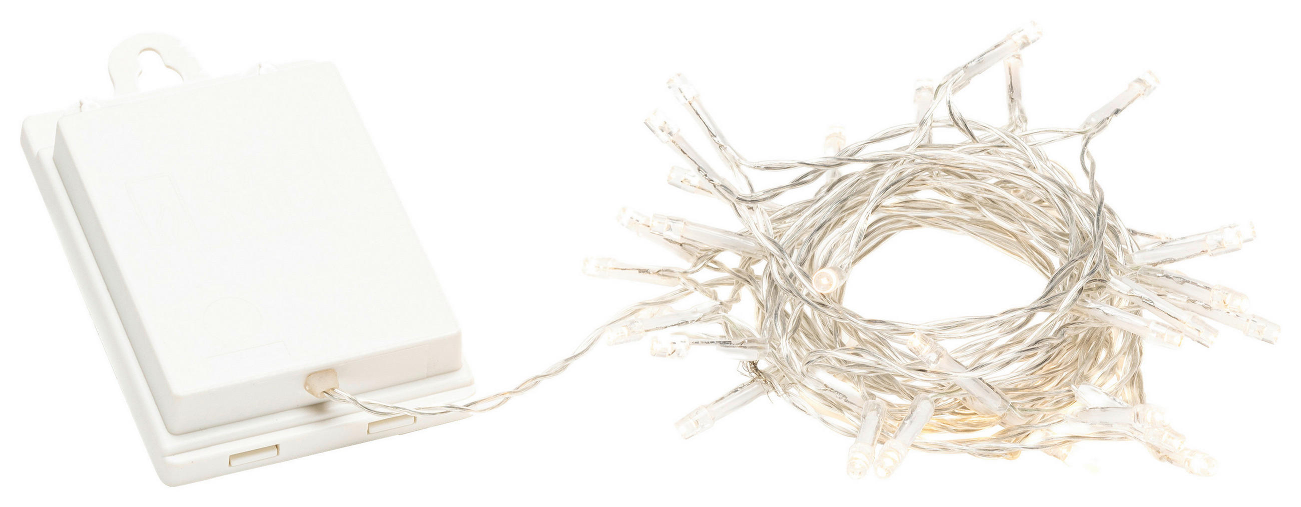 LICHTERKETTE 440 cm  - Transparent, KONVENTIONELL, Kunststoff (440cm)