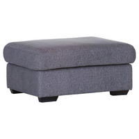 HOCKER Flachgewebe Buche Dunkelgrau  - Dunkelgrau/Dunkelbraun, KONVENTIONELL, Holz/Textil (102/46/76cm) - Livetastic