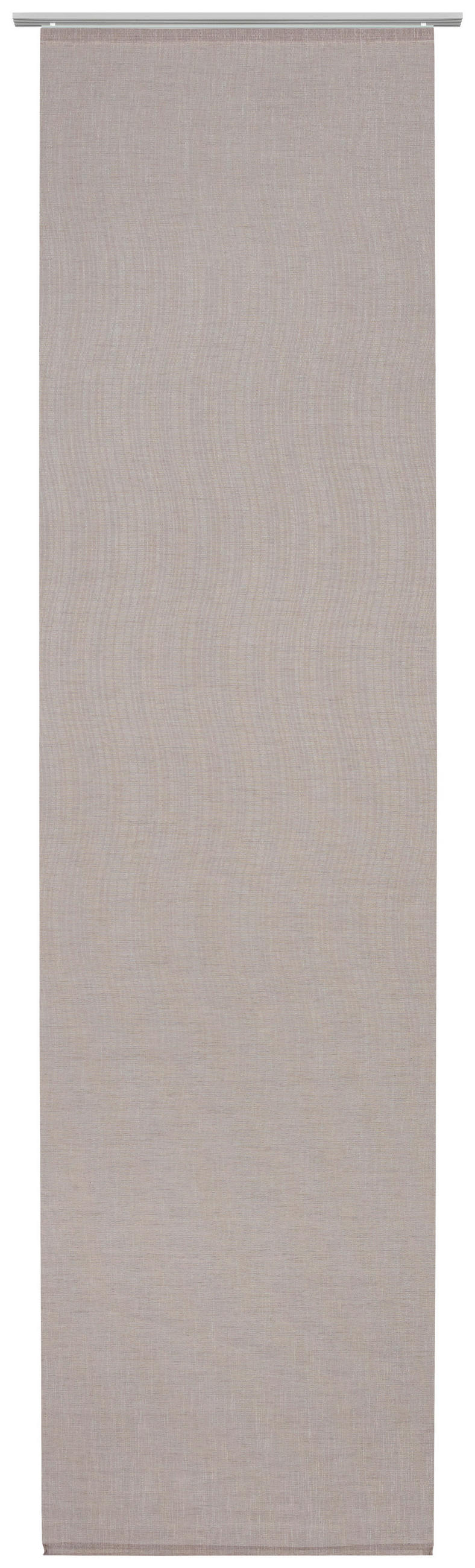 FLÄCHENVORHANG   transparent   60/245 cm  - Braun, Design, Textil (60/245cm) - Novel