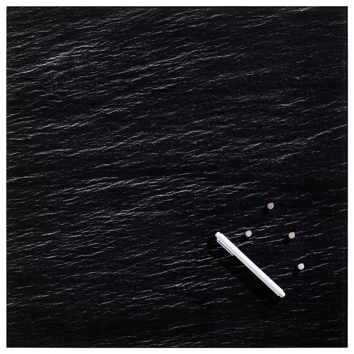 MAGNETTAFEL - Schieferfarben, Basics, Glas (50/50/1,5cm) - Euroart