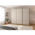 SCHWEBETÜRENSCHRANK 242/223/68 cm 3-türig Champagner  - Champagner/Alufarben, KONVENTIONELL, Holzwerkstoff/Metall (242/223/68cm) - Novel