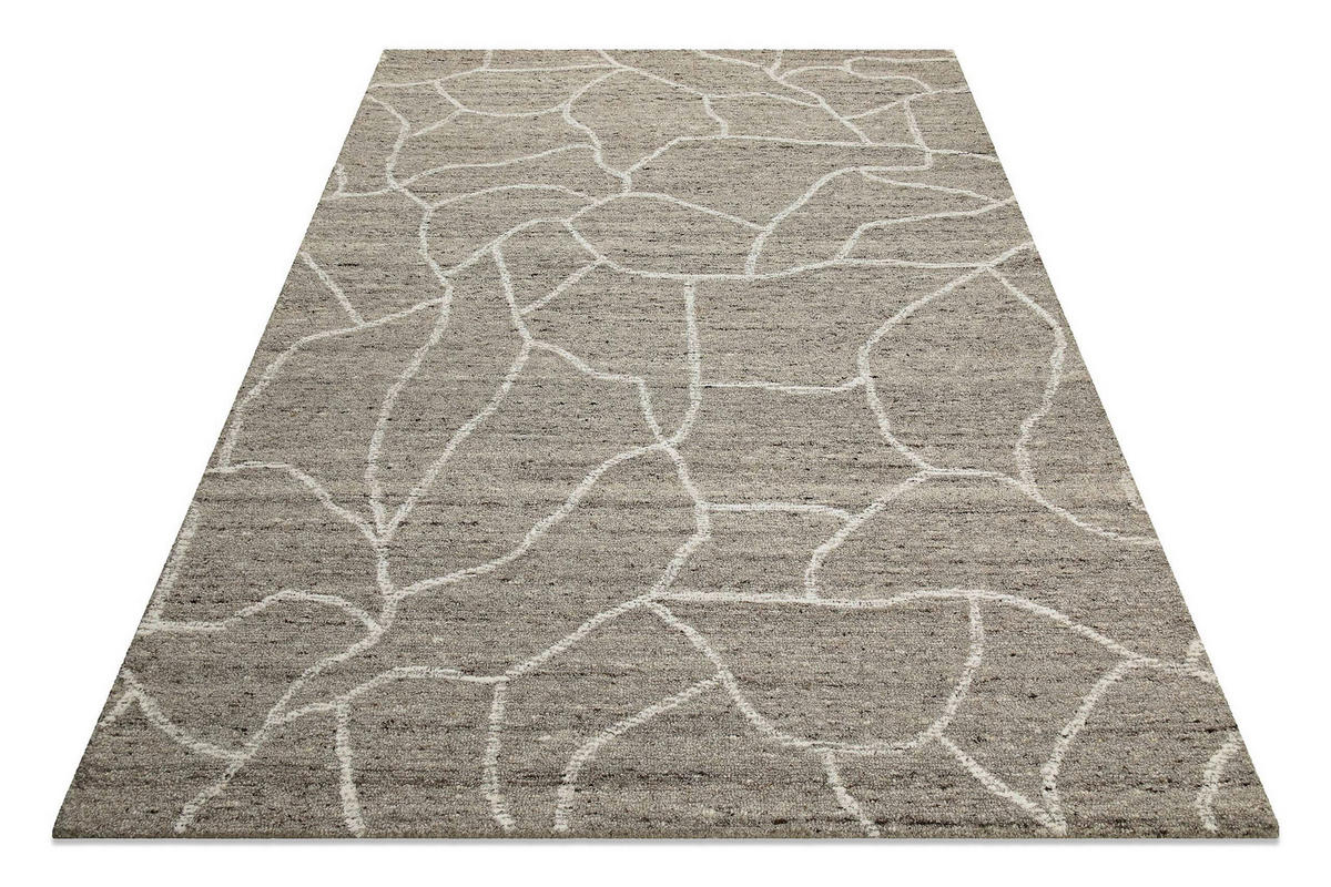 WEBTEPPICH 140/200 cm Hamptons Fourtyone Creme, Grau  - Creme/Grau, KONVENTIONELL, Textil (140/200cm) - WECON HOME