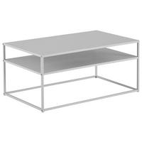 KONFERENČNÍ STOLEK, bílá, kov, 100/60/45 cm - bílá, Design, kov (100/60/45cm) - MID.YOU