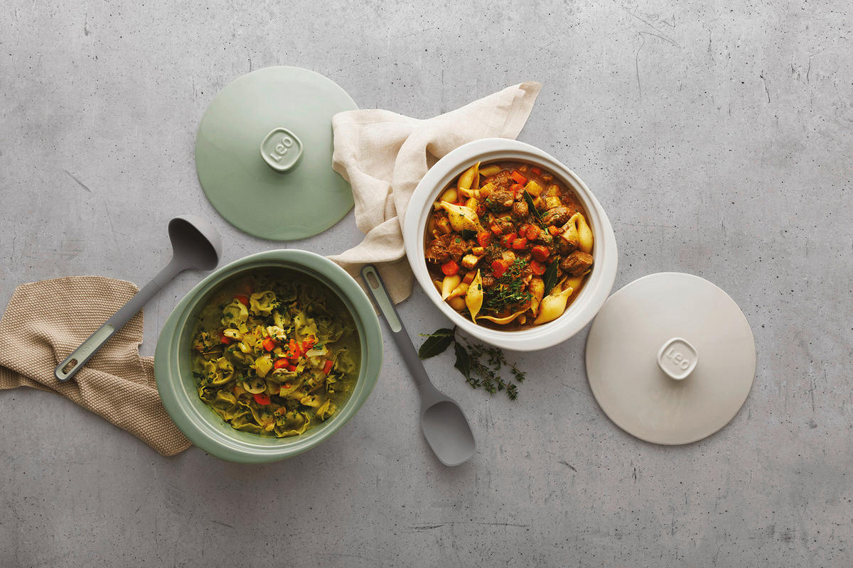 AUFLAUFFORM   - Greige, Basics, Keramik (24,5/7,7cm) - BergHOFF