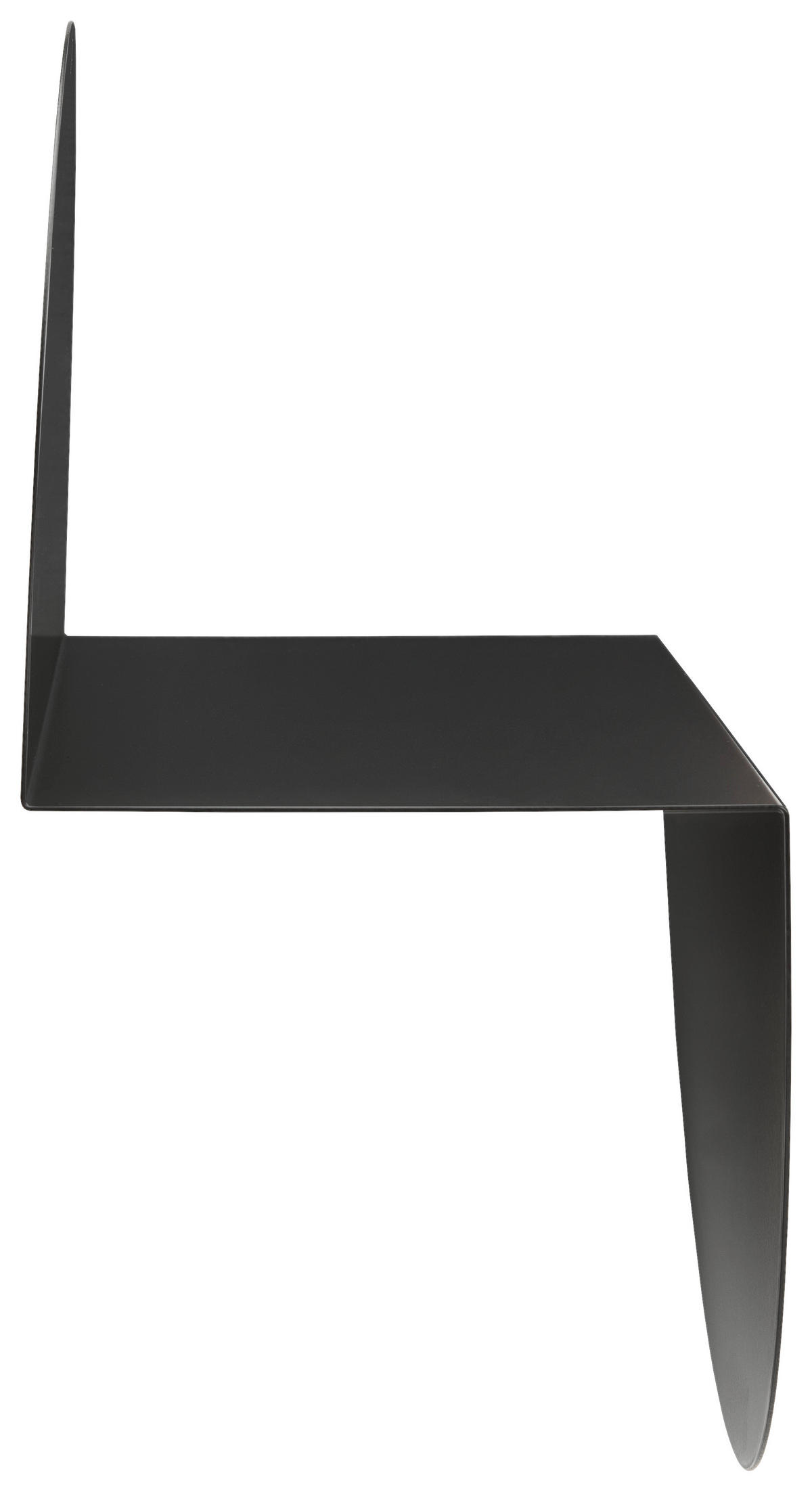 WANDBOARD Schwarz  - Schwarz, Design, Metall (40/20/40cm) - MID.YOU