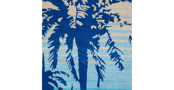 STRANDTUCH GRADO Blau, Beige 90/180 cm  - Blau/Beige, KONVENTIONELL, Textil (90/180cm) - Esposa