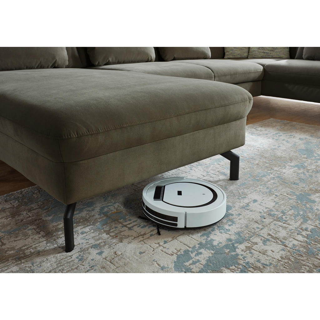 Thumbnail - Beldomo System Wohnlandschaft, Hellblau, Textil, 5-Sitzer, U-Form, 335x220 cm, Goldenes M, Stoffauswahl, Sitzqualitäten,...