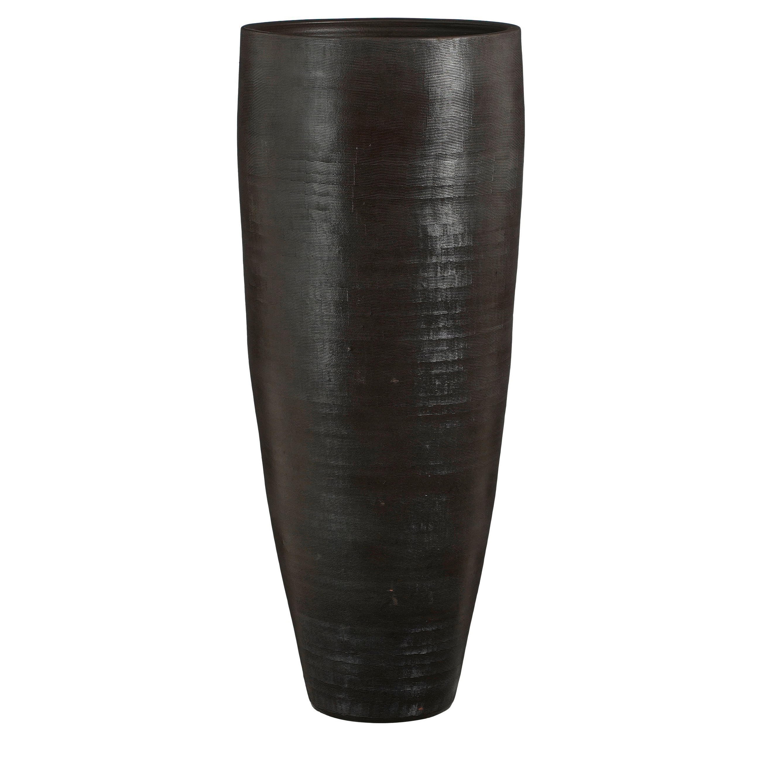 CVETLIČNI LONEC - antracit, Basics, keramika (36/90cm)