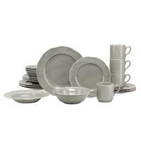 KOMBISERVICE Grau Arianne Grau 20-teilig 4 Personen  - Grau, Basics, Keramik - Creatable