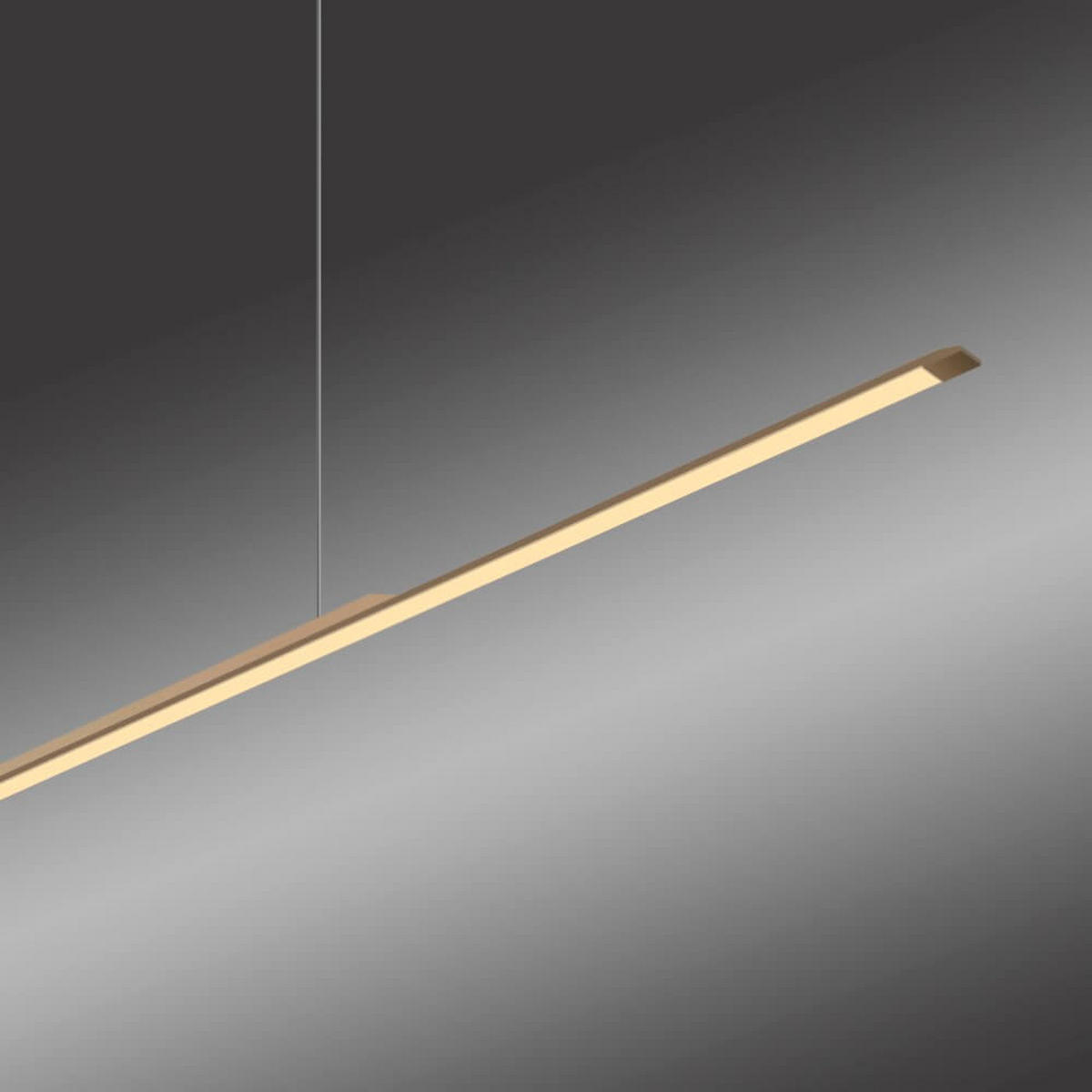 LED SVJETILJKA VISEĆA    125/2,5/150 cm     - brončane boje, Design, metal/plastika (125/2,5/150cm)