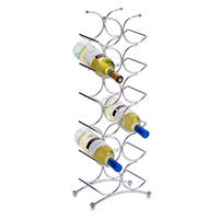 WEINREGAL 25/15,5/67,5 cm  - Chromfarben, Basics, Metall (25/15,5/67,5cm) - Zeller Present