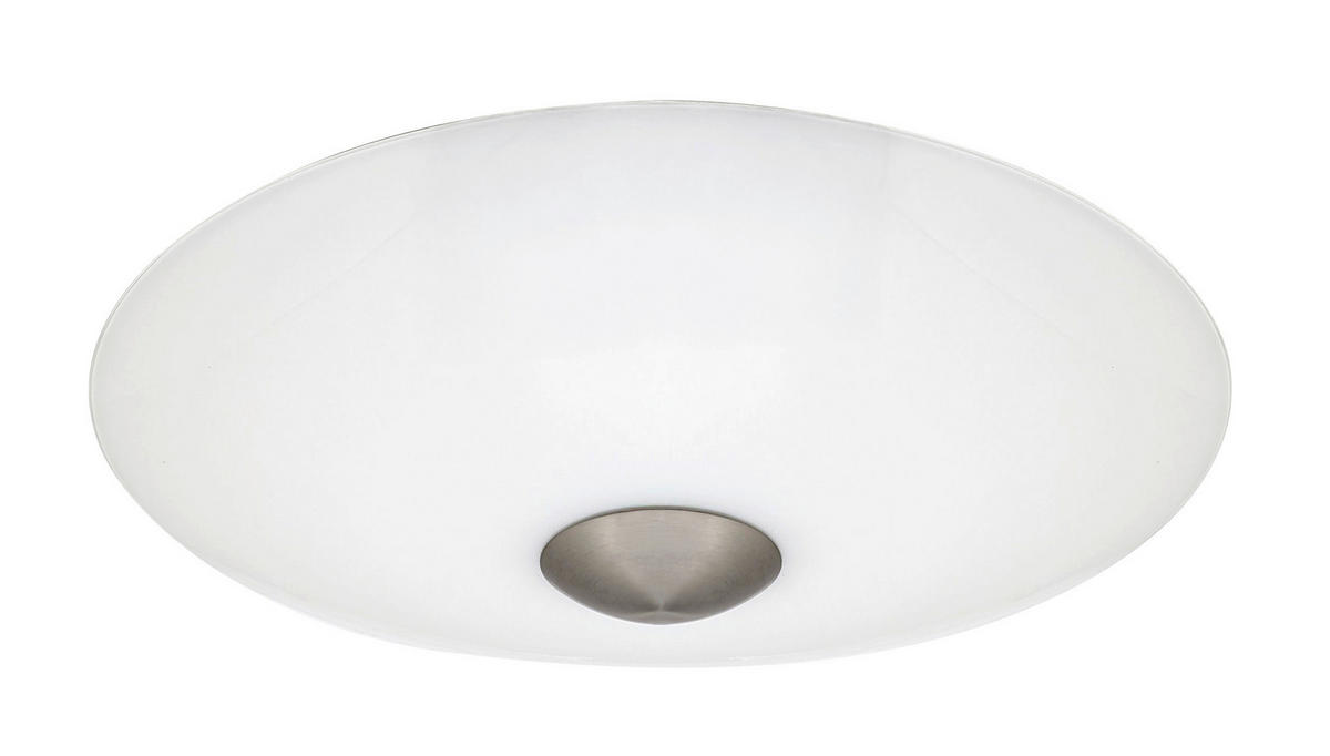 LED-DECKENLEUCHTE 60/7 cm   - Weiß, Design, Glas/Kunststoff (60/7cm) - Globo