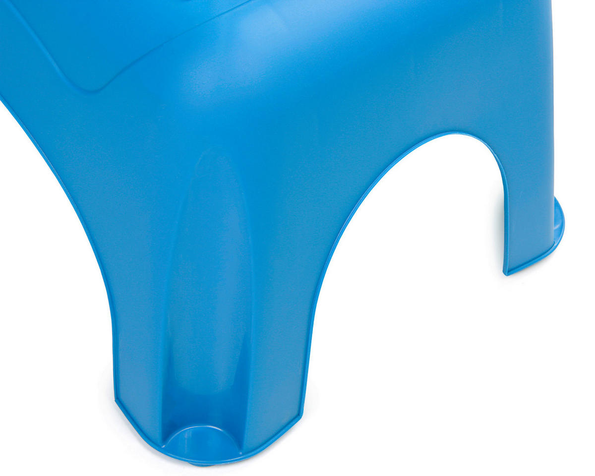 TRITTHOCKER Dunkelblau  - Dunkelblau, Basics, Kunststoff (44/23,5/31cm) - Ambia Garden