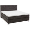 BOXSPRINGBETT 180/200 cm  in Schlammfarben  - Chromfarben/Schlammfarben, KONVENTIONELL, Kunststoff/Textil (180/200cm) - Voleo