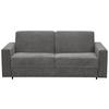 SCHLAFSOFA Webstoff Grau  - Schwarz/Grau, KONVENTIONELL, Kunststoff/Textil (198/84/96cm) - Carryhome