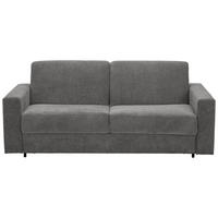 SCHLAFSOFA Webstoff Grau  - Schwarz/Grau, KONVENTIONELL, Kunststoff/Textil (198/84/96cm) - Carryhome