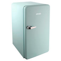 KÜHLSCHRANK 52690003/01  - Mintgrün, Basics, Glas/Kunststoff (44,5/49/78,5cm) - Atrigo