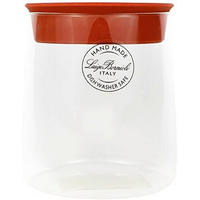 POSODA ZA SHRANJEVANJE             - rdeča/prozorno, Basics, umetna masa/steklo (0,75l)