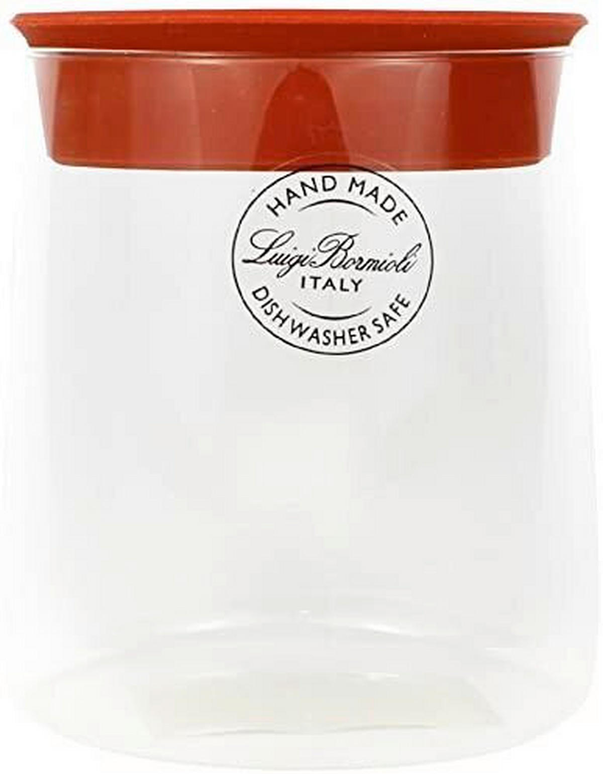 POSODA ZA SHRANJEVANJE             - rdeča/prozorno, Basics, umetna masa/steklo (0,75l)