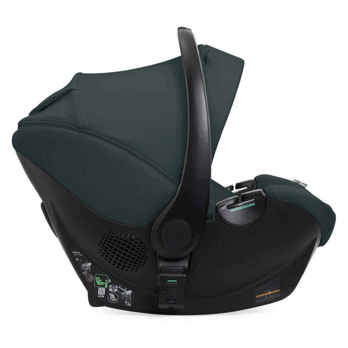 KINDERAUTOSITZ  - Dunkelgrün/Schwarz, Basics, Textil (63/36/57/37cm) - Chicco