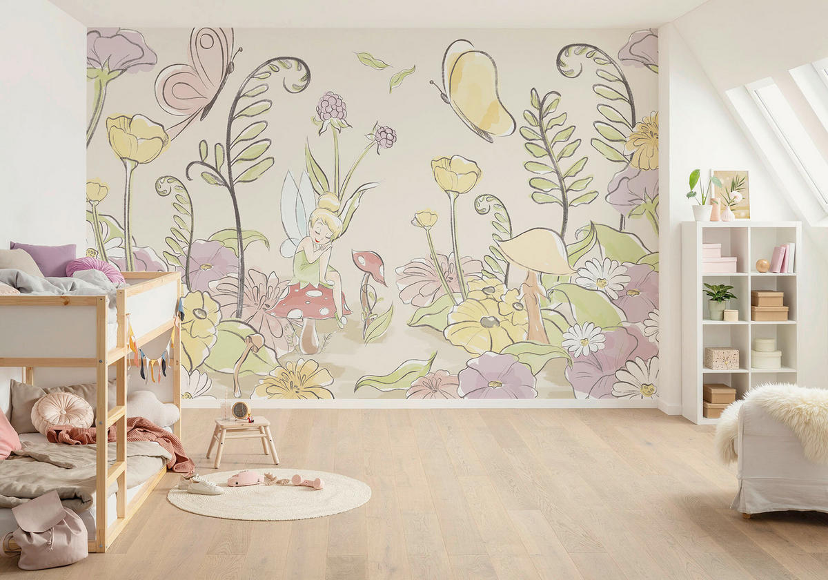 FOTOTAPETE - Greige/Multicolor, Design, Textil (400/250cm) - Disney