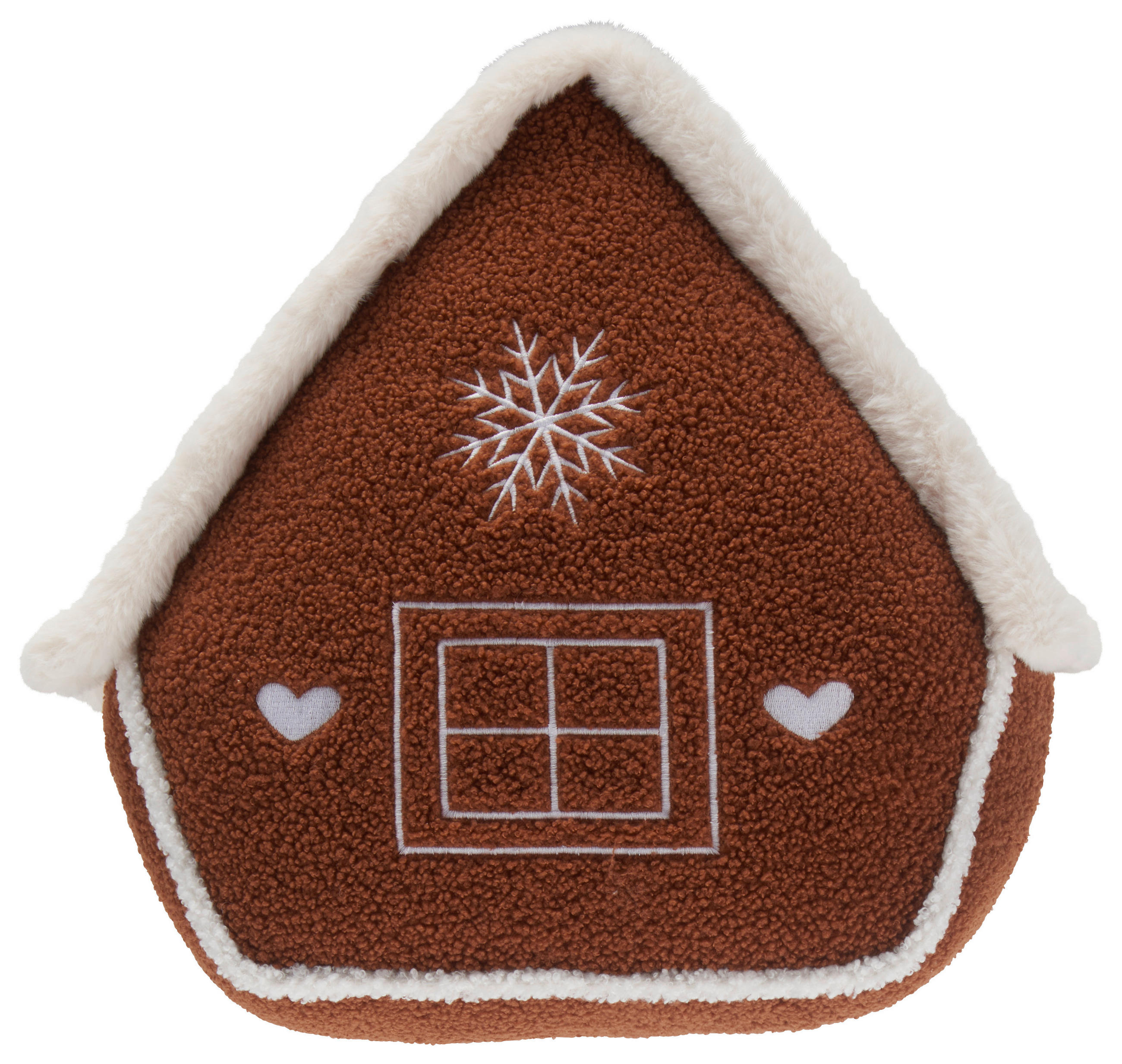 ZIERKISSEN 35 cm    - Cognac, Basics, Textil (35cm) - X-Mas