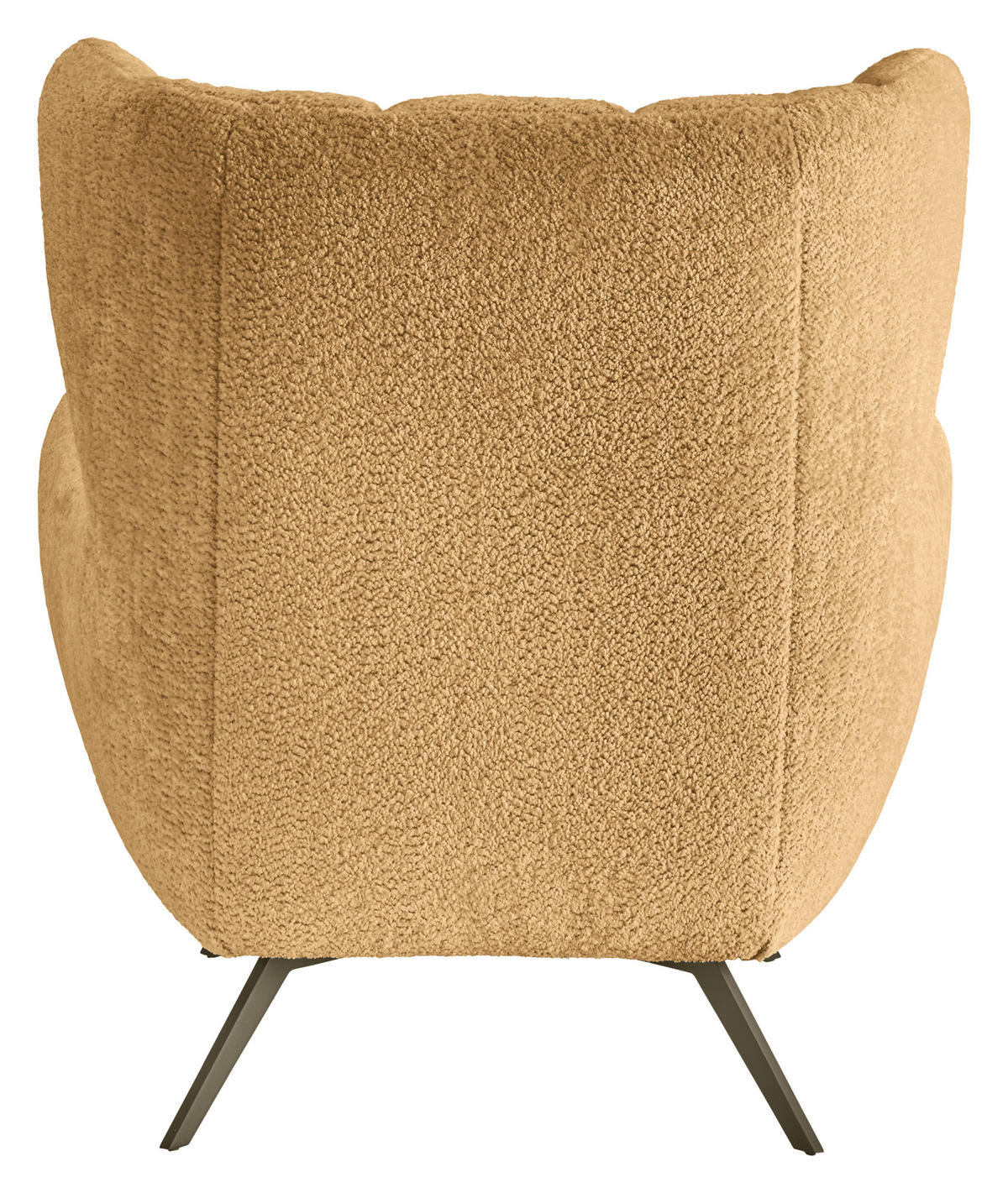 CHESTERFIELD-SESSEL Chenille Goldfarben  - Goldfarben/Schwarz, MODERN, Textil/Metall (100/94/95cm) - Pure Home Lifestyle