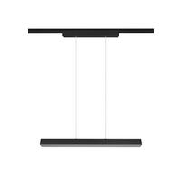 SCHIENENSYSTEM-HÄNGELEUCHTE - Schwarz, Basics, Metall (90/180/5cm) - Trio Leuchten
