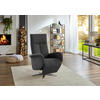 RELAXSESSEL Flachgewebe    - Chromfarben/Dunkelgrau, KONVENTIONELL, Textil/Metall (75/112/82cm) - Sit & More