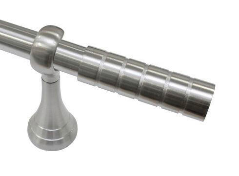 KARNISA   160 cm  barve nerjavečega jekla  - barve nerjavečega jekla, Konvencionalno, kovina (160cm) - Gardinia