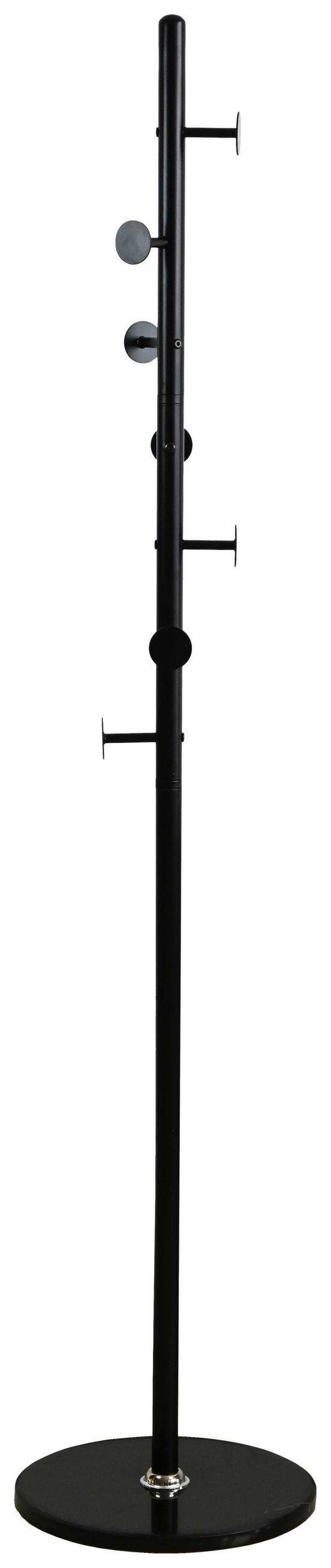 KLEIDERSTÄNDER in Schwarz 37/176/37 cm   - Schwarz, Basics, Kunststoff/Stein (37/176/37cm) - Carryhome