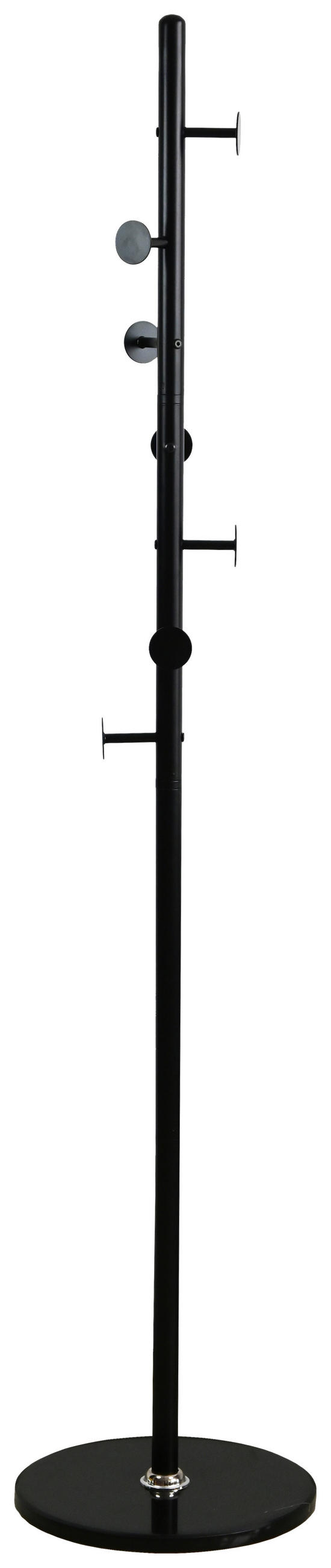 KLEIDERSTÄNDER in Schwarz 37/176/37 cm   - Schwarz, Basics, Kunststoff/Stein (37/176/37cm) - Carryhome