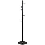 KLEIDERSTÄNDER in Schwarz 37/176/37 cm   - Schwarz, Basics, Kunststoff/Stein (37/176/37cm) - Carryhome