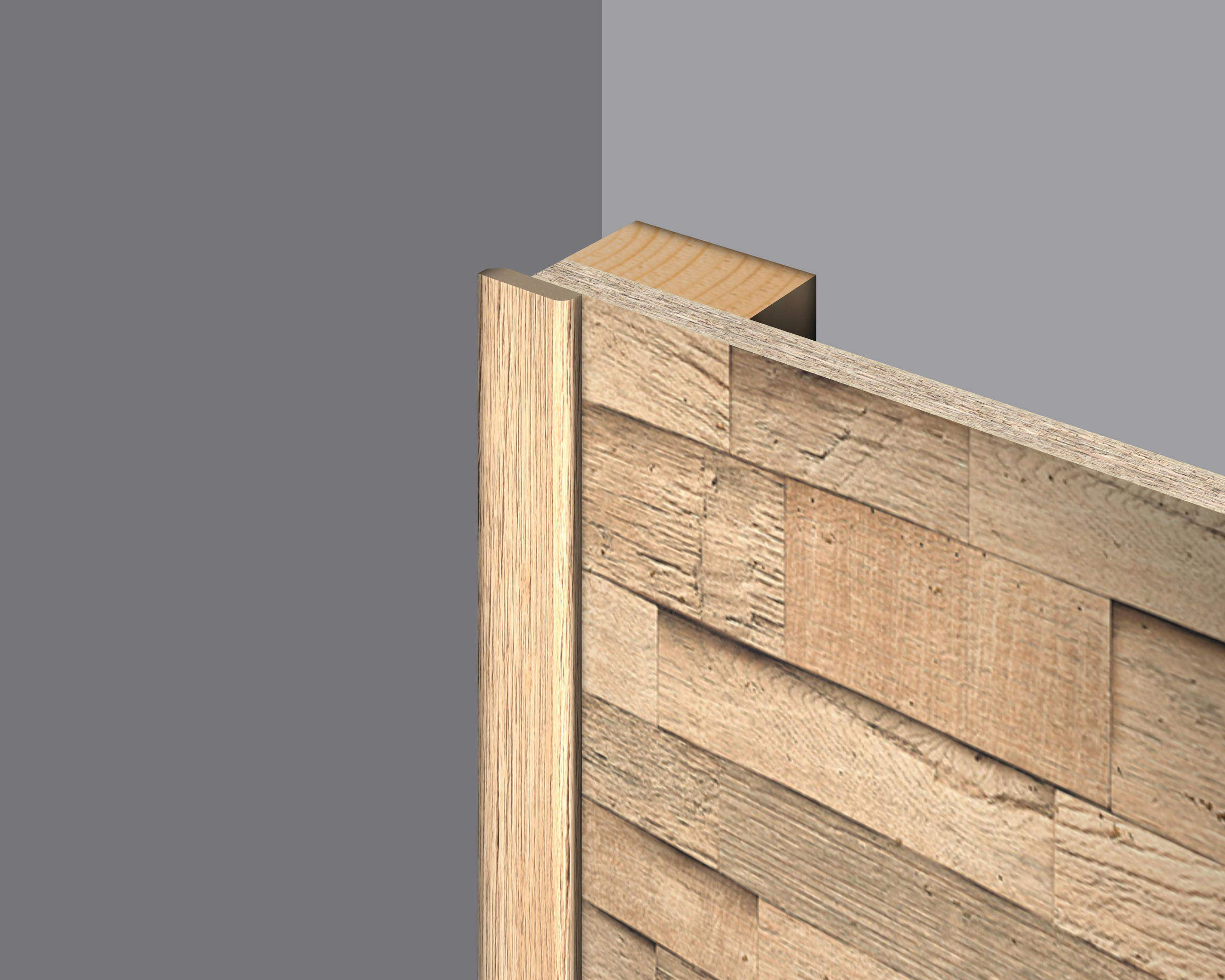 Abdeckleiste Eiche  - Eichefarben, Basics, Naturmaterialien (240/0.6/2.5cm) - Egger Holzwerkstoffe