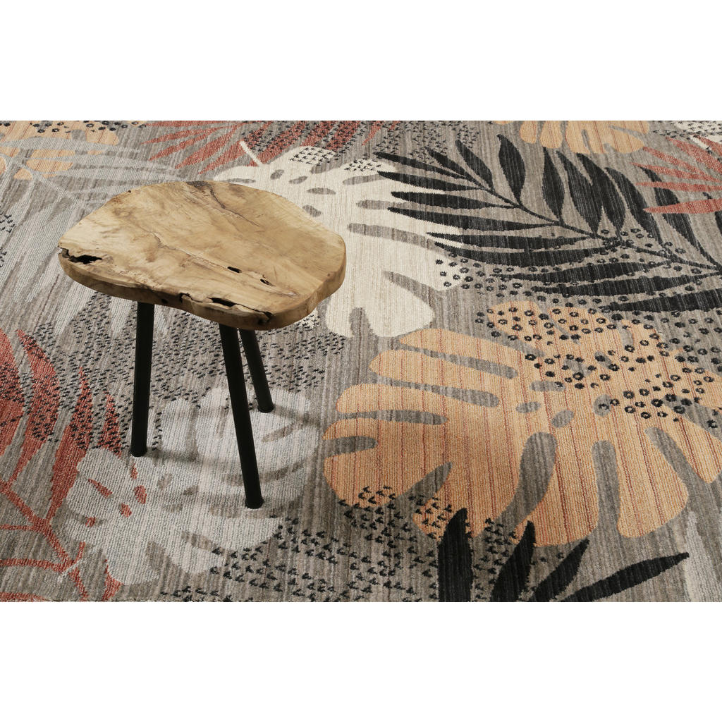 Thumbnail - Esprit Webteppich Florence, Grau, Rot, Beige, Textil, Floral, rechteckig, 80x150 cm, Textiles Vertrauen - Oeko-Tex®, Oek...