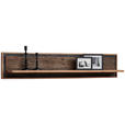 WANDBOARD  160/30/25 cm  - Dunkelgrau/Braun, Trend, Holz (160/30/25cm) - Landscape