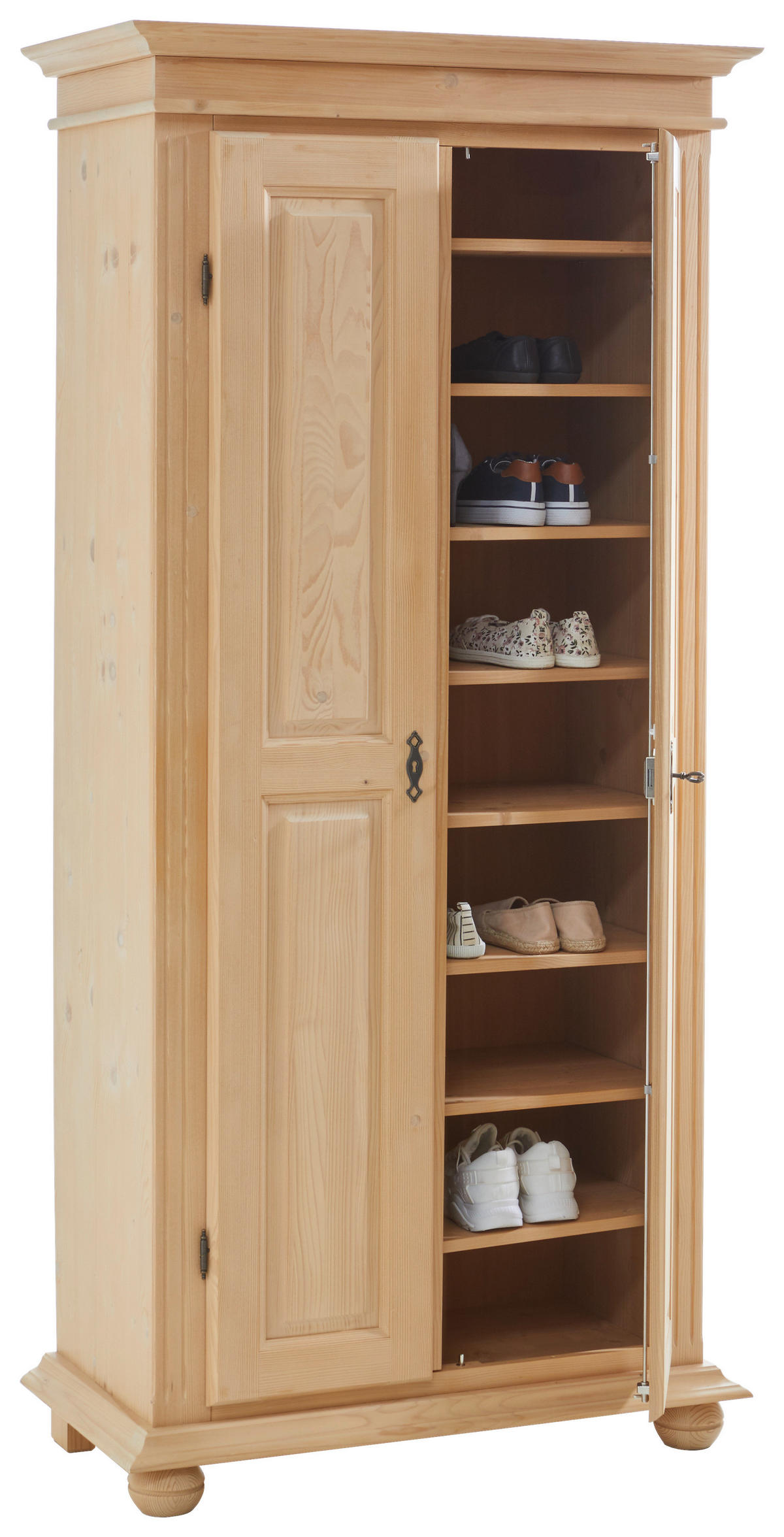 SCHUHSCHRANK Fichte massiv Fichtefarben  - Fichtefarben, LIFESTYLE, Holz (90/190/45cm) - Landscape