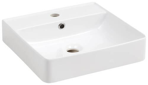 WASCHBECKEN 48/14/47 cm  - Weiß, Basics, Keramik (48/14/47cm) - Voleo