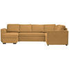 WOHNLANDSCHAFT in Cord, Velours Currygelb  - Currygelb/Schwarz, Design, Kunststoff/Textil (160/311/205cm) - Xora