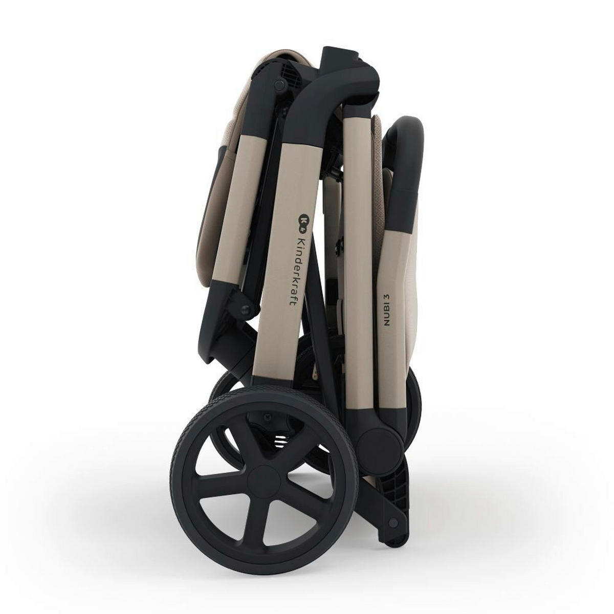 DJEČJA KOLICA  NUBI 3  - boje pijeska, Basics, metal/tekstil (68,5/53/106,5cm) - Kinderkraft