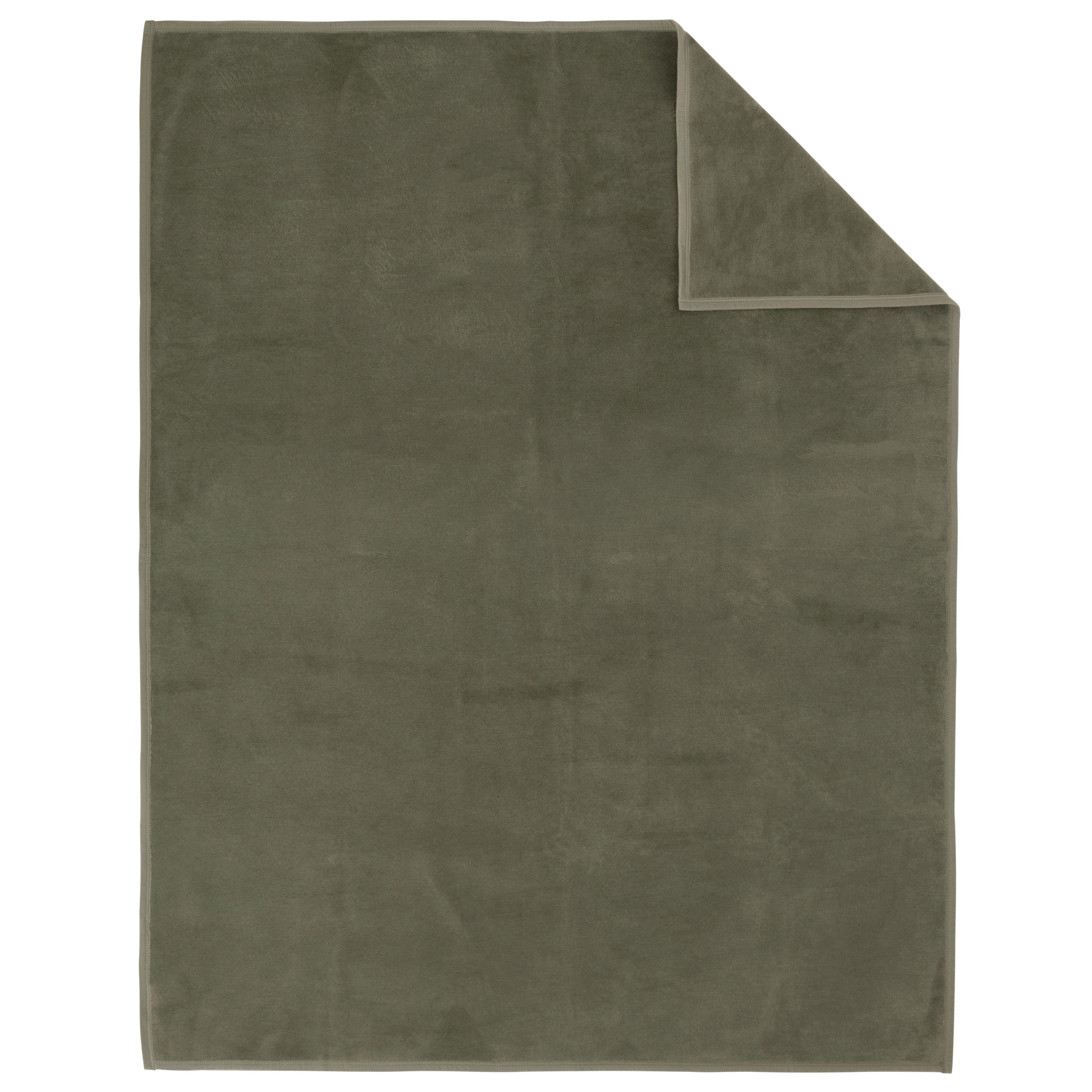 PLÉD, bavlna, 150/200 cm - olivovozelená, Basics, textil (150/200cm) - Novel
