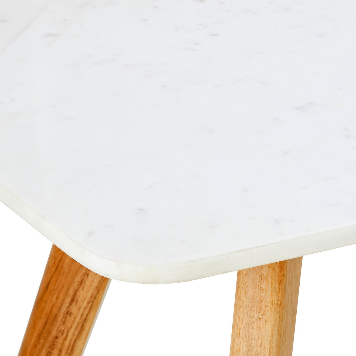 KONFERENČNÝ STOLÍK, biela, farba akácie, drevo, kameň, 130/45/50 cm - farba akácie/biela, Lifestyle, drevo/kameň (130/45/50cm) - MID.YOU