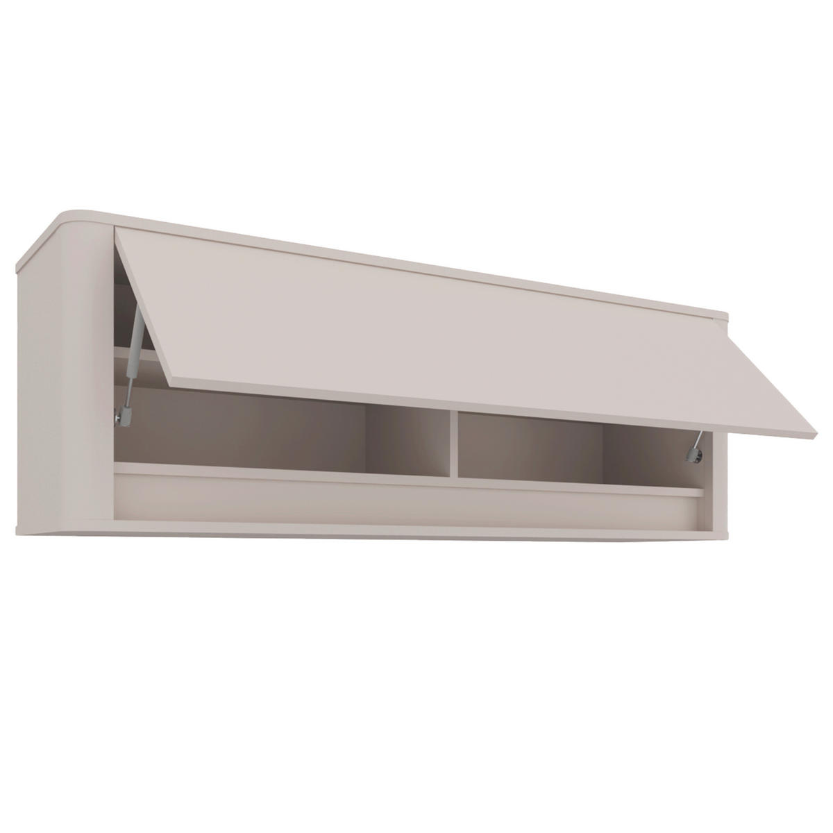 KÜCHENOBERSCHRANK 133,2/35/46 cm  in Kaschmir  - Kaschmir, MODERN, Holzwerkstoff (133,2/35/46cm) - home24