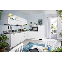 EINBAUKÜCHE UNO  - Weiß, Design, Holzwerkstoff - Moderano