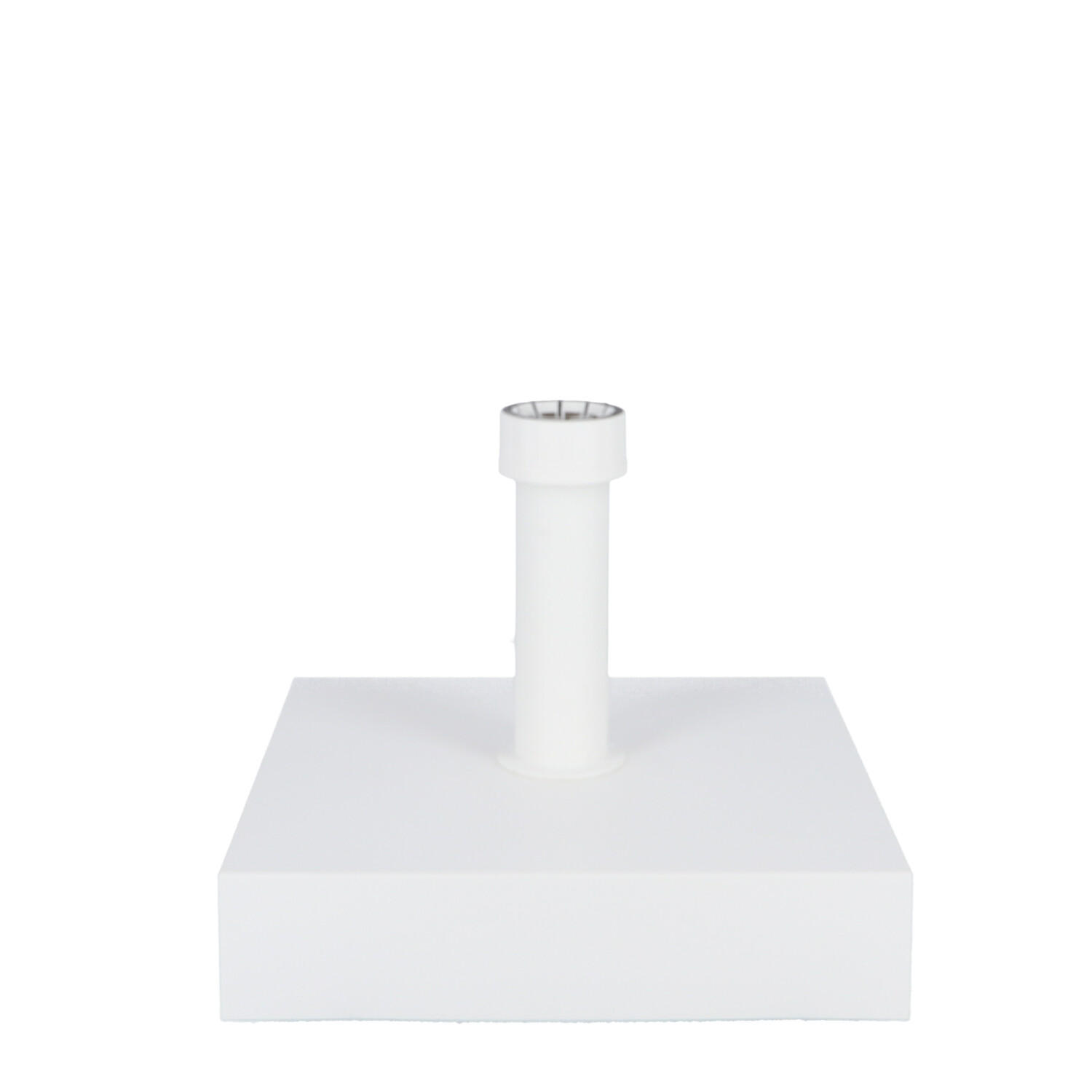 SONNENSCHIRMSTÄNDER - Weiß, Basics, Kunststoff/Stein (40/10/40cm) - Jan Kurtz