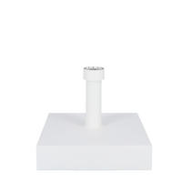 SONNENSCHIRMSTÄNDER Zement Weiß  - Weiß, Basics, Kunststoff/Stein (40/10/40cm) - Jan Kurtz