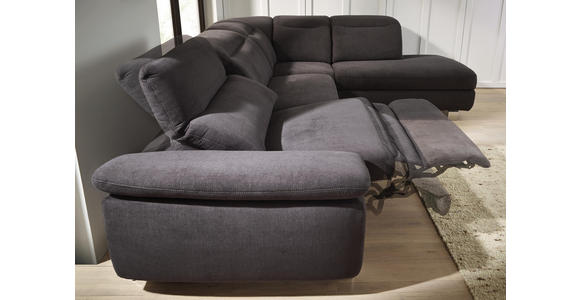 WOHNLANDSCHAFT in Textil Hellbraun - Chromfarben/Hellbraun, Design, Textil/Metall (305/231cm) - Dieter Knoll